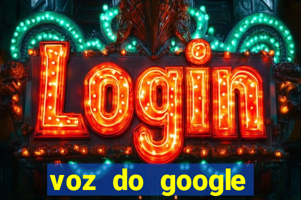 voz do google tradutor homem
